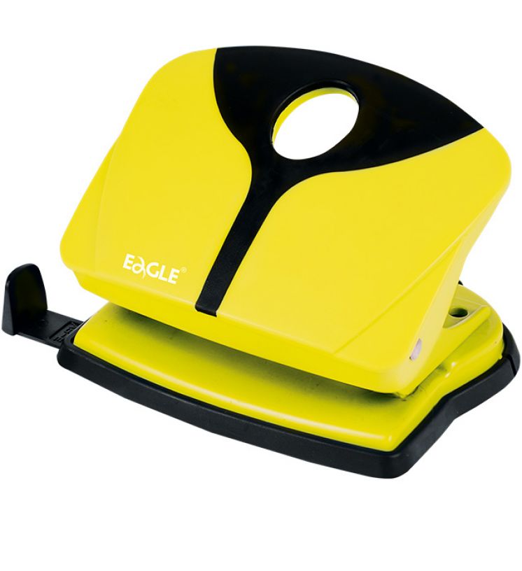 Dziurkacz EAGLE TYP6602  Color Touch, żółty 16 kartek