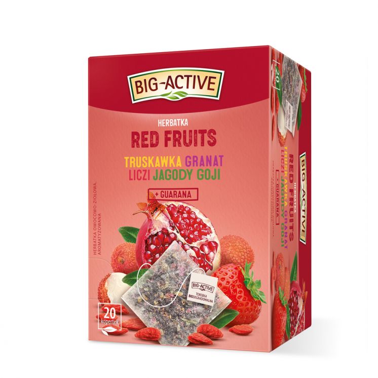 BIG ACTIVE HERBATA OWOCOWA RED FRUITS 20TB