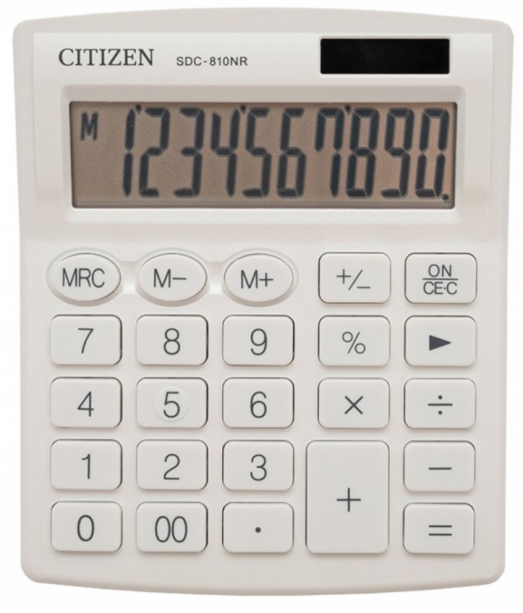 Kalkulator biurowy CITIZEN SDC-810NRWHE