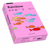 Papier kolorowy Rainbow a4 80g różowy
