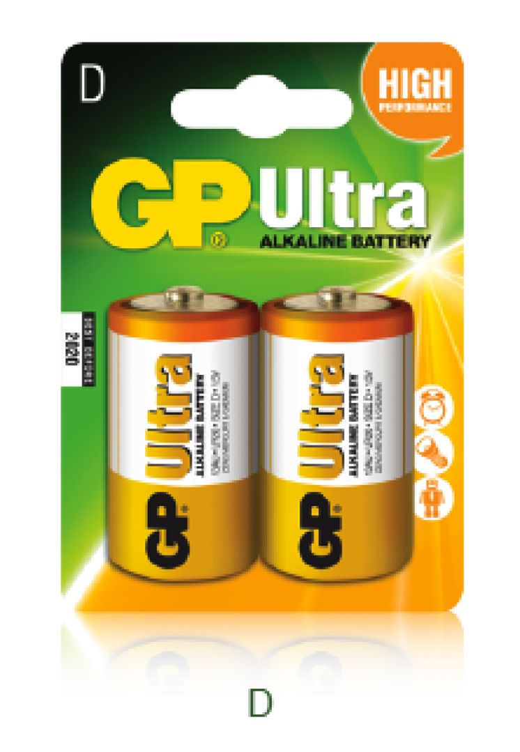 Bateria alkaliczna GP Ultra  D / LR20; 1.5V GPPCA13AU005