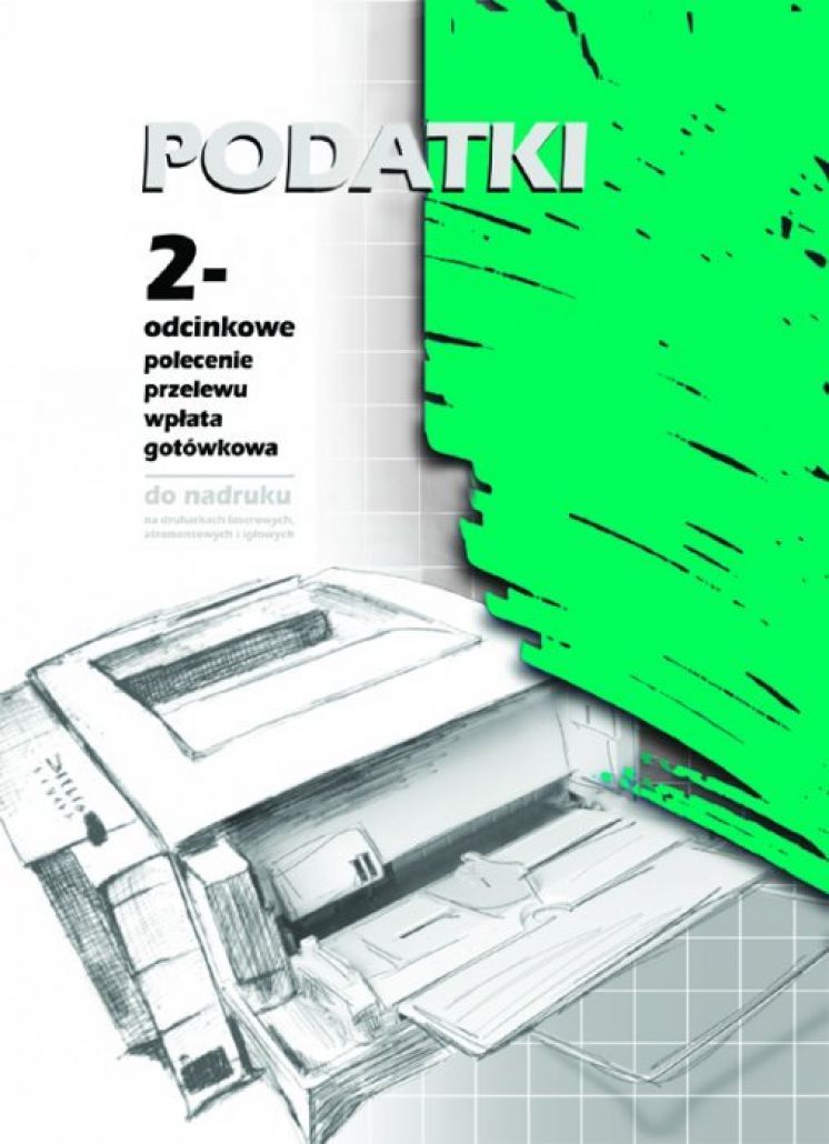 Podatki 2-odcinkowe polecenie przelewu-wpłata gotówkowa MICHALCZYK I PROKOP A4 do nadruku