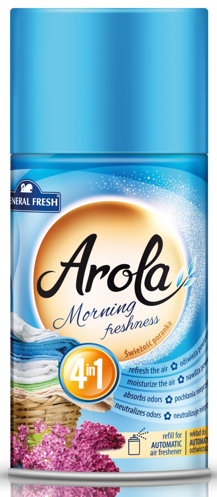 Wkład do odświeżacza automat GENERAL FRESH AROLA 250ml ŚWIEŻOŚĆ PORANKA
