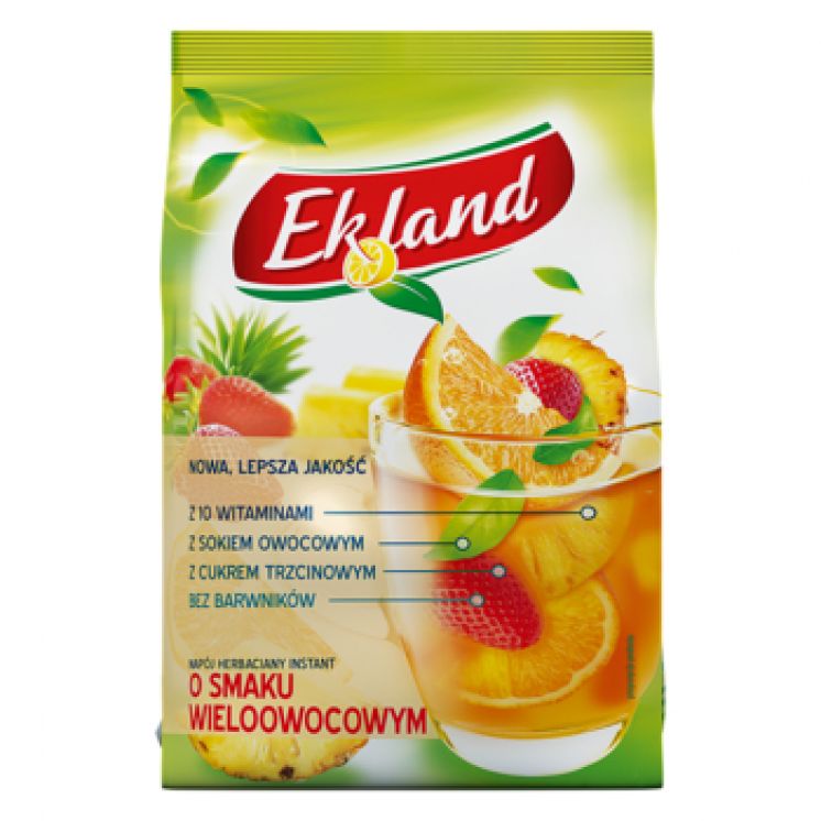 EKLAND NAPÓJ HERBACIANY INSTANT O SMAKU WIELOOWOCOWYM 300G