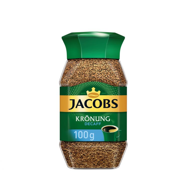 Kawa JACOBS KRONUNG DECAFF rozp. bez kofeiny 100g