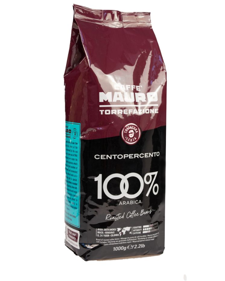 KAWA CAFFE MAURO Centopercento 1KG ZIARNO