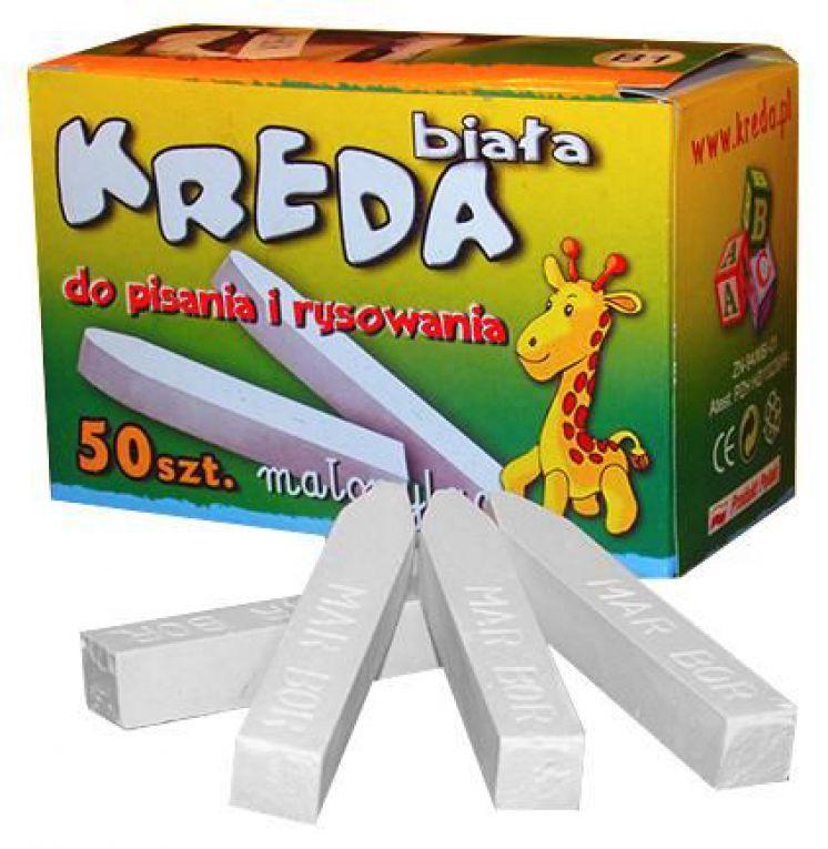 KREDA BIAŁA B1 50 SZTUK