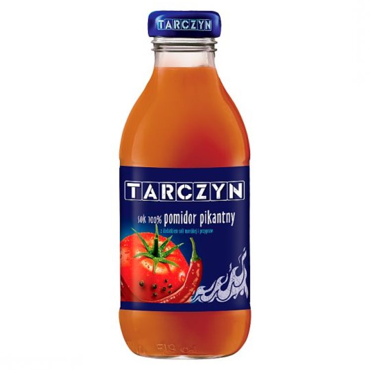 SOK TARCZYN POMIDOROWY PIKANTNY 300ML SZKLANA BUTELKA /15/
