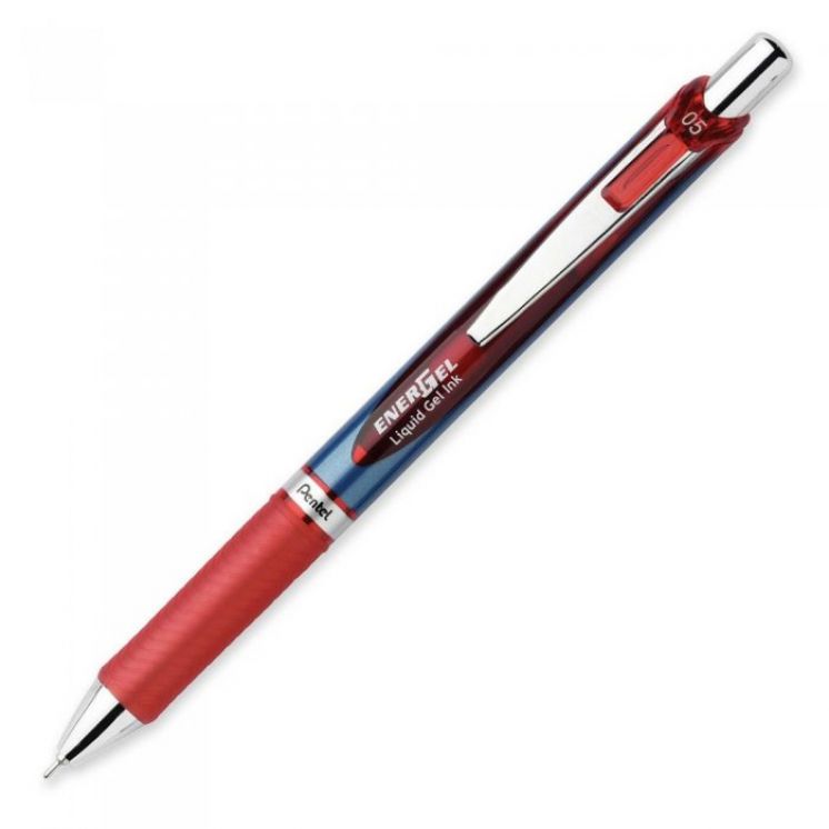 cienkopis kulkowy PENTEL ENERGEL BLN75 czerwony