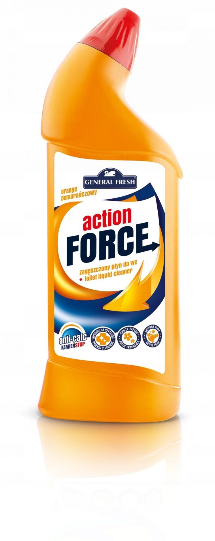 General Fresh Płyn do WC ACTION FORCE Pomarańcz_1000 ml