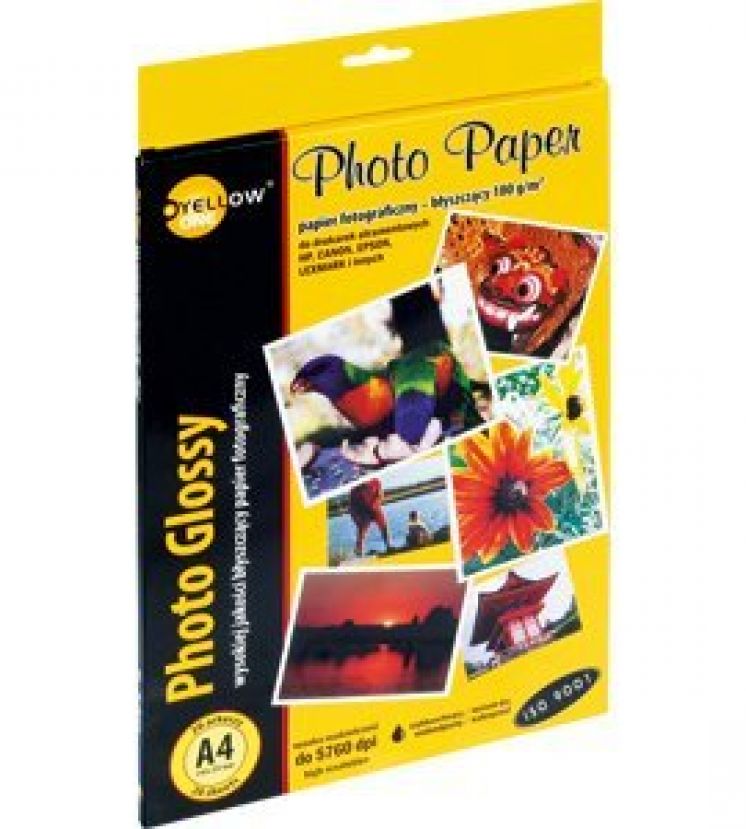 Papier fotograficzny Yellow One A4 180g 20 ark. błyszczący