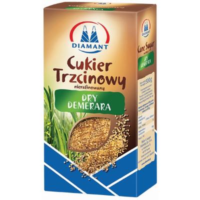 CUKIER TRZCINOWY DRY DEMERARA DIAMANT 500G