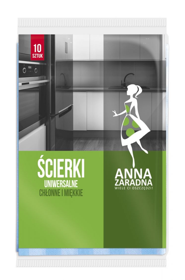 Ścierki uniwersalne 10szt.  PS-2305 ANNA ZARADNA