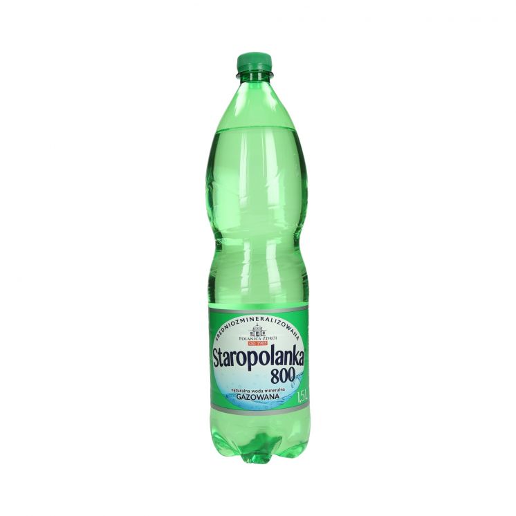 Woda STAROPOLANKA gazowana 1,5L /6/