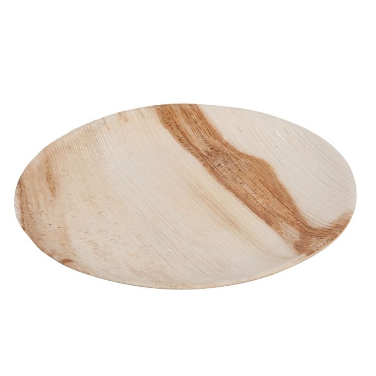 Talerz z liści palmowych 23cm, Palmware_, płaski, op. 25 szt. DTW05380