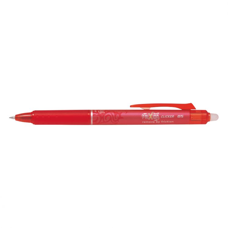 Pióro kulkowe FRIXION CLICKER czerwone 0.5 PIBLRT-FR5-R