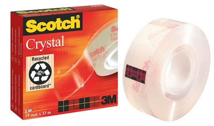 Taśma biurowa Scotch® Crystal Clear 19mm x 33m przezroczysta