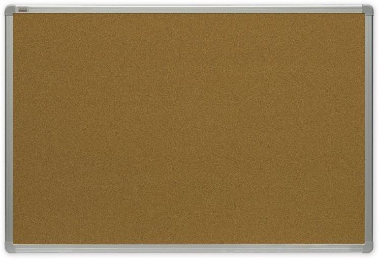 Tablica korkowa w ramie aluminiowej ecoBoards, wymiary 200x100 cm