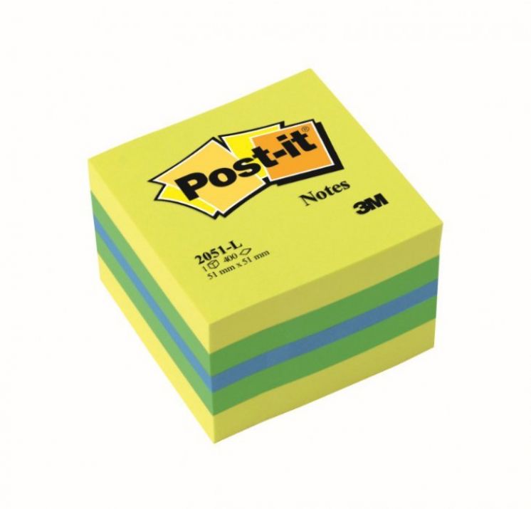 kostka samoprzylepna 3M POST-IT® 51x51 Cytrynowa 600k