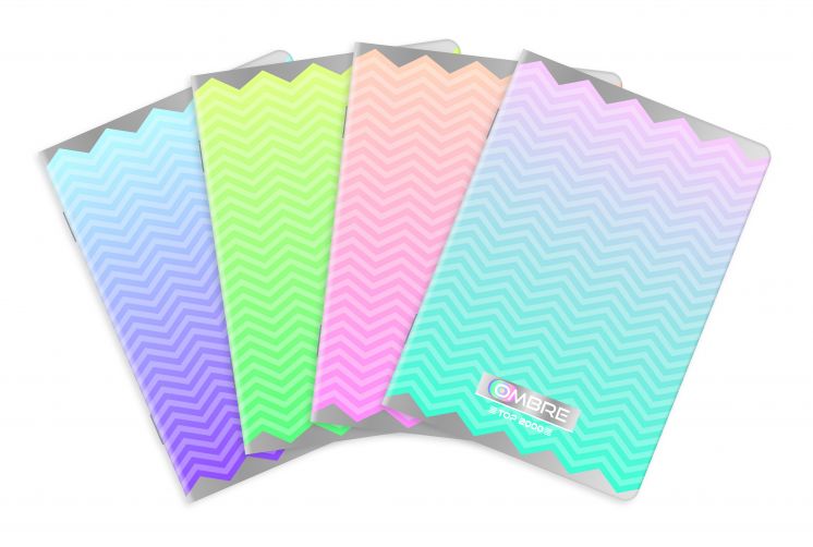 Zeszyt TOP 2000 OMBRE POWDER, A4 60K linia 70G mix 400122206