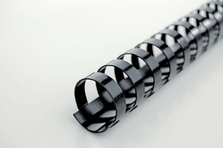 Grzbiety do bindowania plastikowe GBC Combs, A4, 10 mm, czarne, 100 szt.