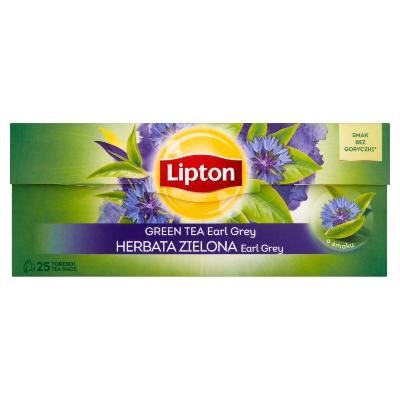 HERBATA LIPTON GREEN TEA EARL GREY 25TB