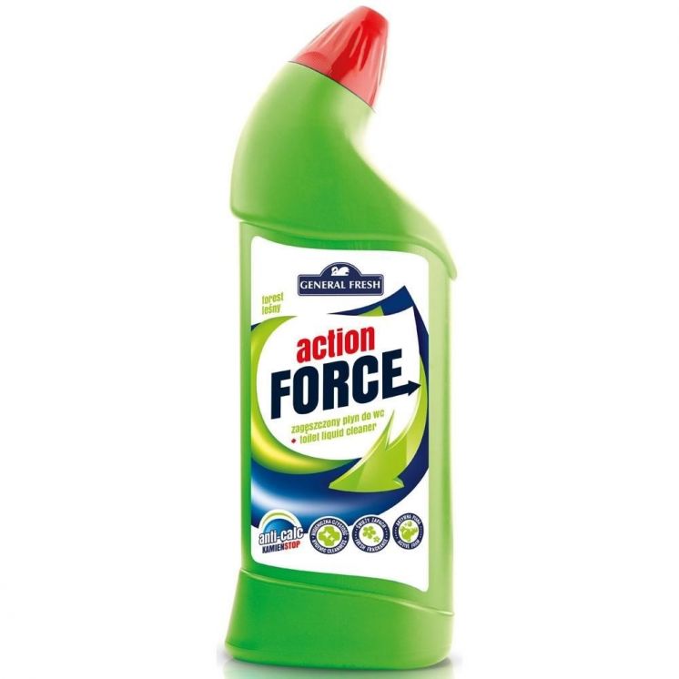 General Fresh Płyn do WC ACTION FORCE Las_1000 ml