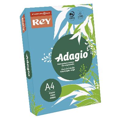 PAPIER KOLOROWY REY ADAGIO A4 160G NIEBIESKI