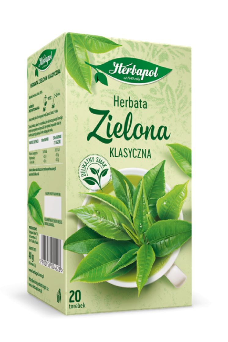 HERBAPOL HERBATA ZIELONA 20TB