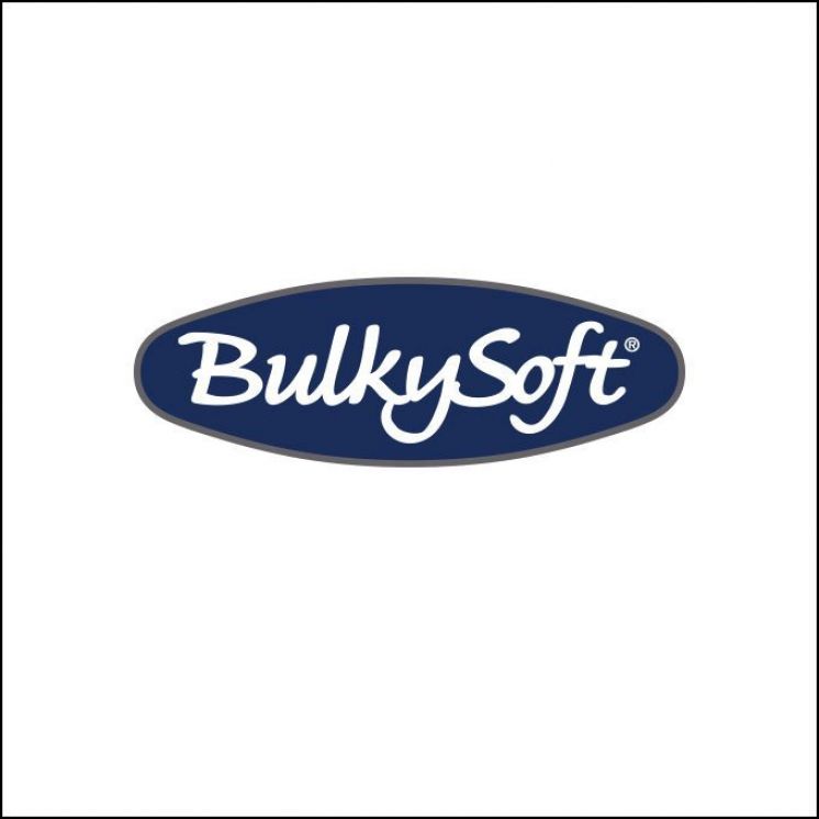 BulkySoft Serwetki 24x24, 2 warstwy BIAŁE 100 sztuk
