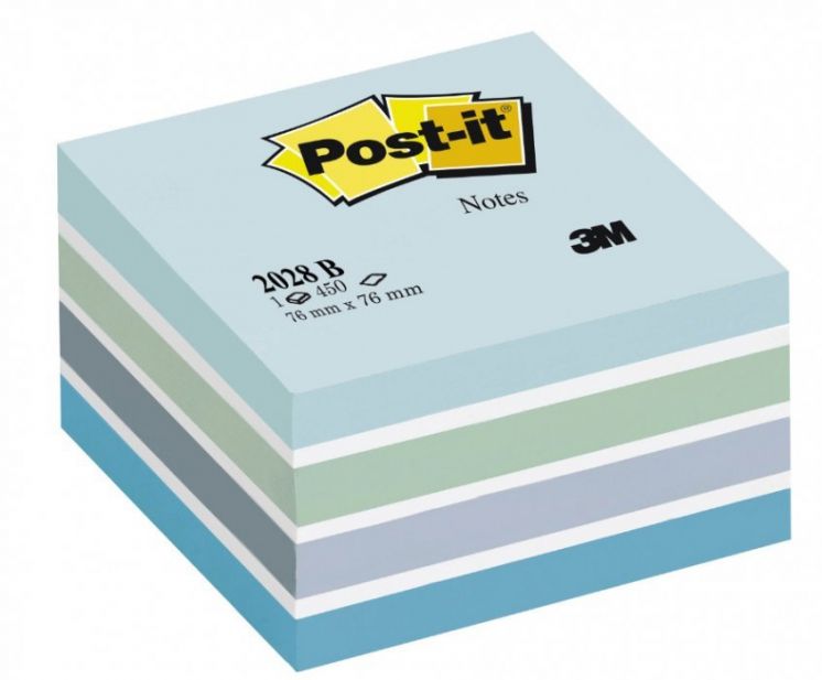 kostka samoprzylepna 3M POST-IT® 76x76 niebieska 450k