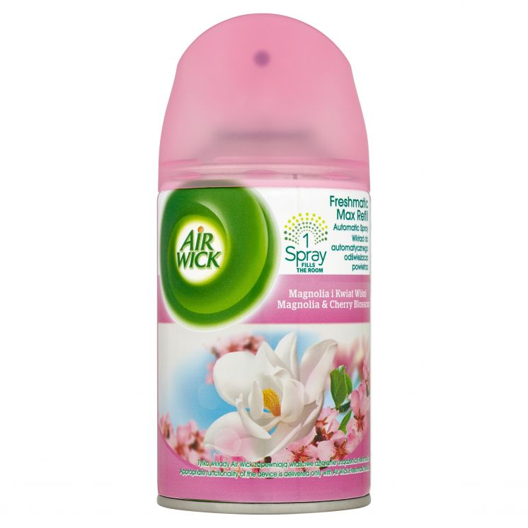 WKŁAD DO ODŚWIEŻACZA FRESHMATIC AIR WICK Magnolia i Kwiat Wiśni 250ml