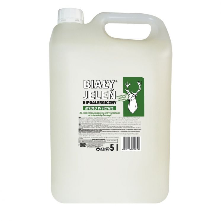 MYDŁO W PŁYNIE BIAŁY JELEŃ 5L