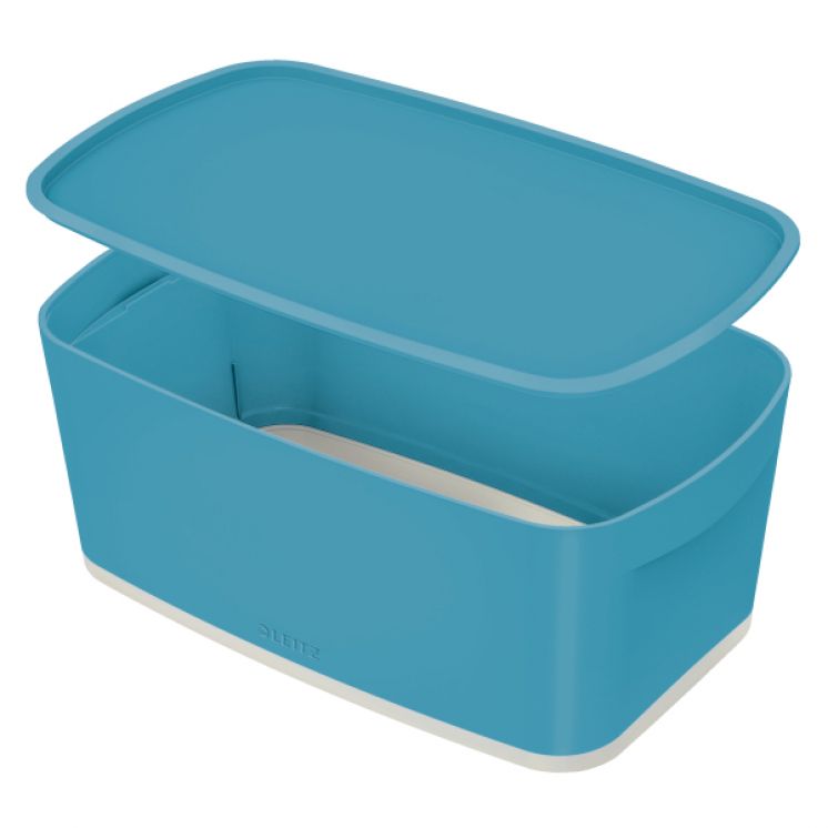 MyBox Cosy mały pojemnik z pokrywką, niebieski
