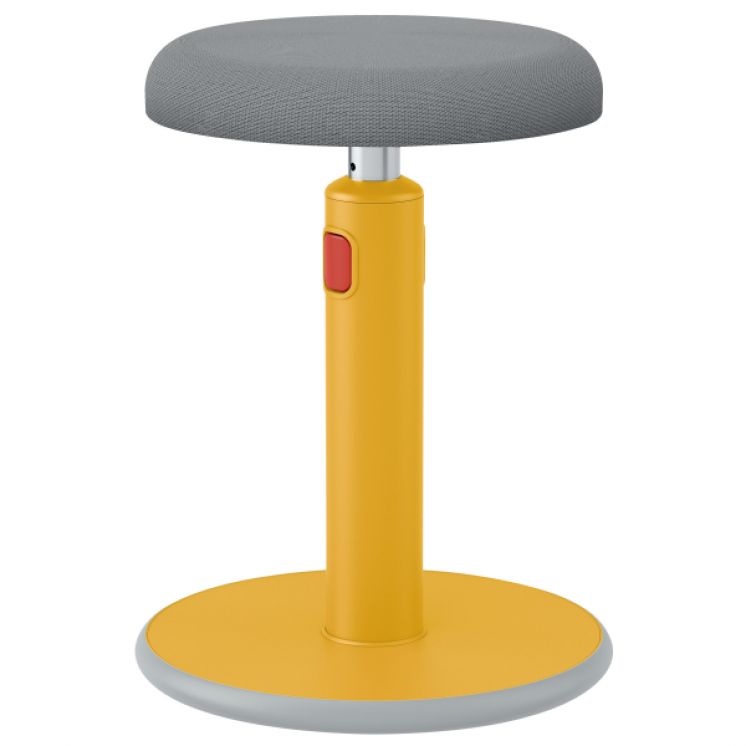 Ergonomiczny stołek Leitz Ergo Cosy, żółty