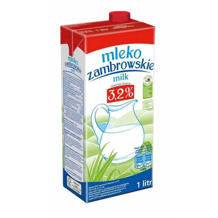 MLEKO UHT ZAMBROWSKIE 3,2% 1L