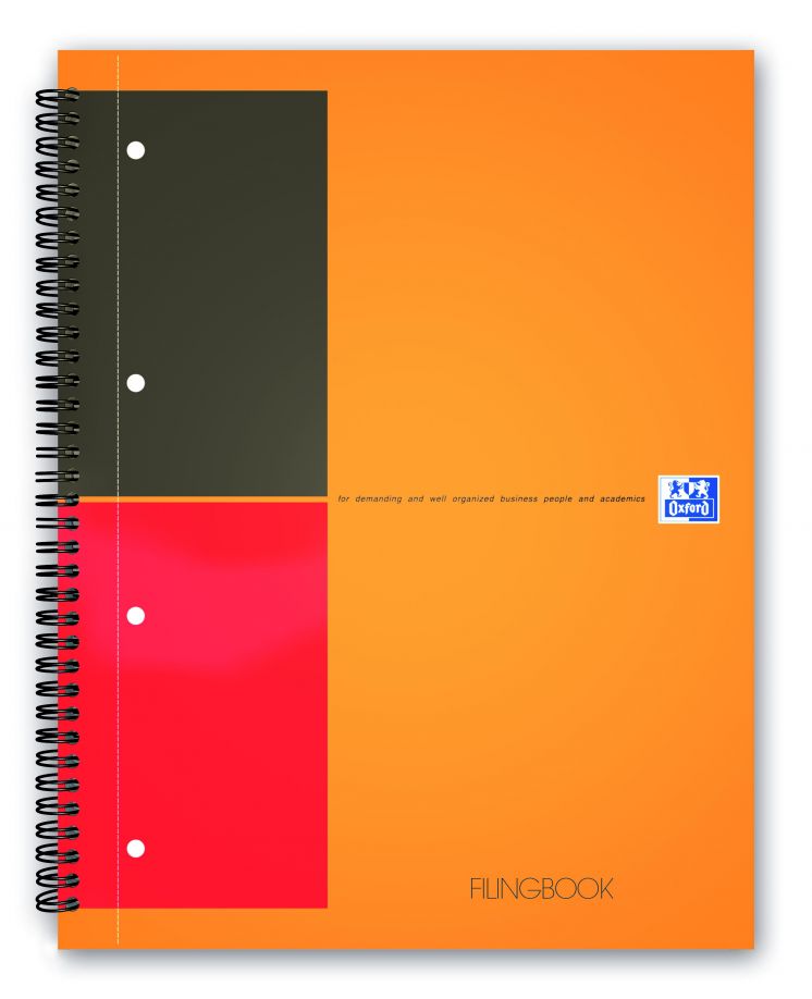 Kołobrulion Oxford Filngbook A4+ laminowany 100K linia
