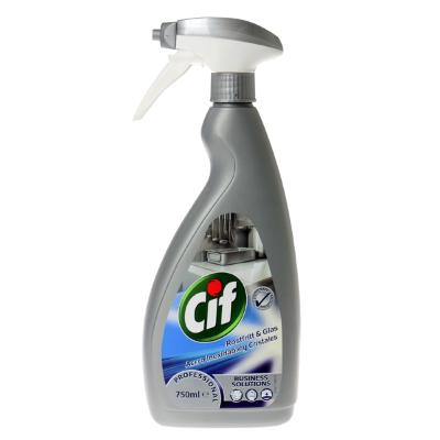Preparat CIF PROFESSIONAL Stainless Steel&amp;Glass Cleaner 750ML