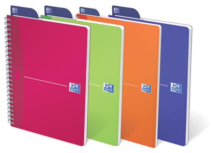 Kołonotatnik OXFORD MY COLOURS 90x140 90k PP kratka