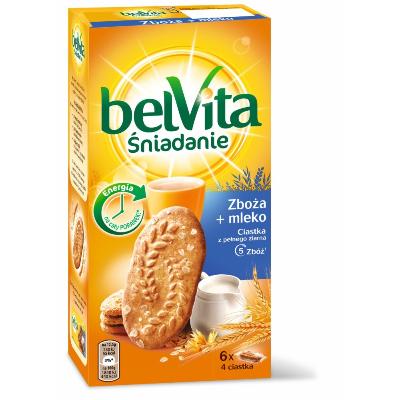 CIASTKA BELVITA 5 ZBÓŻ&amp;MLEKO 300G