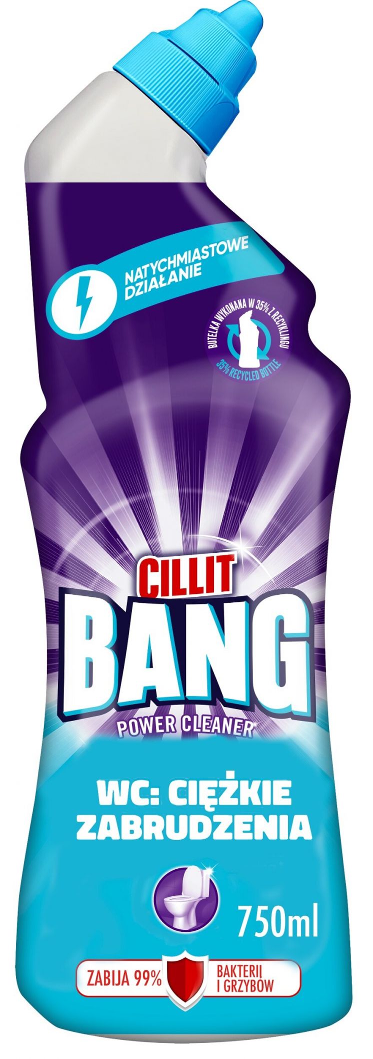 CILLIT BANG ŻEL DO WC TRUDNE ZABRUDZENIA 750 ML