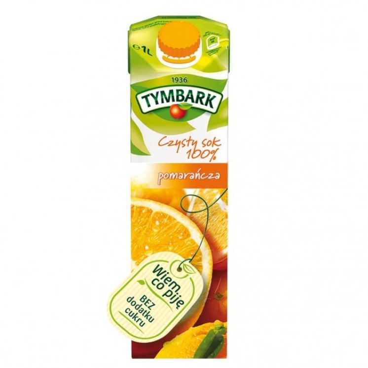 Sok TYMBARK pomarańczowy 100% 1L