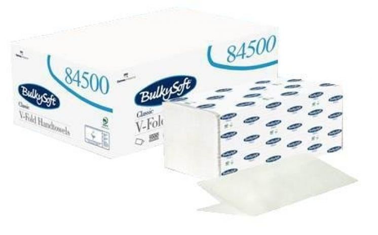 RĘCZNIK PAPIEROWY BulkySoft Classic V-FOLD BIAŁY 2 warstwy /4000/