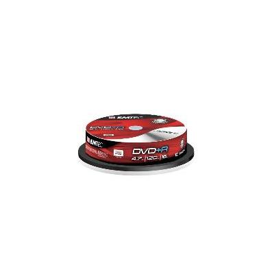 Płyta EMTEC DVD+R 4.7GB x16 Cake Box 10