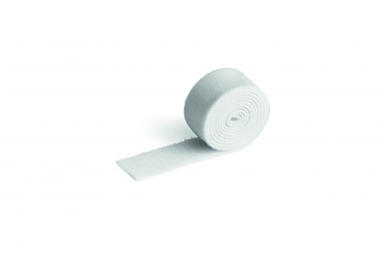 Taśma rzep do spinania kabli 1m*30mm biała  503302 CAVOLINE GRIP DURABLE