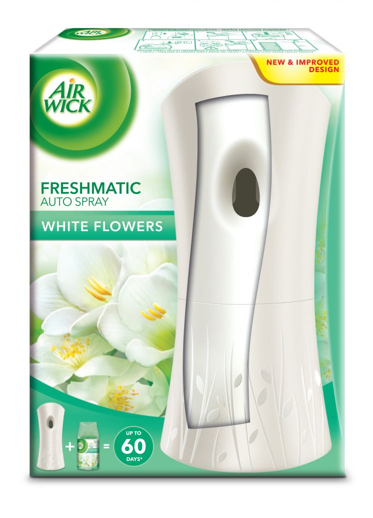 ODŚWIEŻACZ POWIETRZA AIR WICK Freshmatic BIAŁE KWIATY 250ml  Komplet