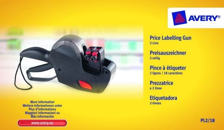 Metkownica dwuwierszowa avery zweckform pl2/18