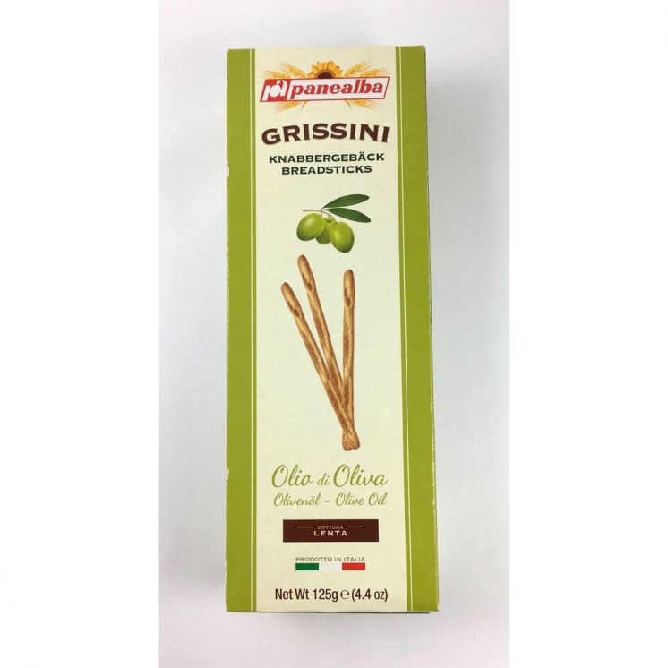 PALUSZKI CHLEBOWE Z OLIWĄ Z OLIWEK GRISSINI 125G