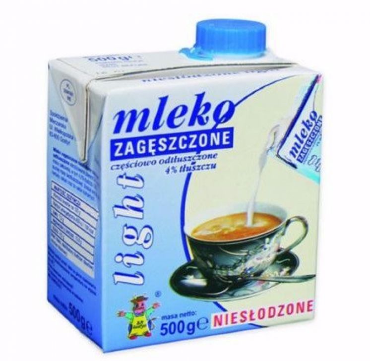Mleko zagęszczone gostyń LIGHT 500g