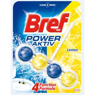 Zawieszka do WC Bref power active lemon 50G